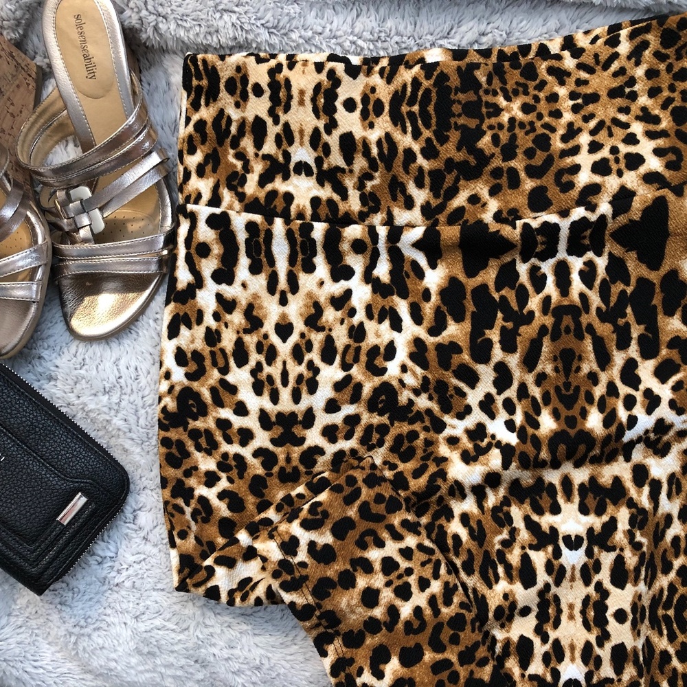 LuLa Row Cassie skirt animal print